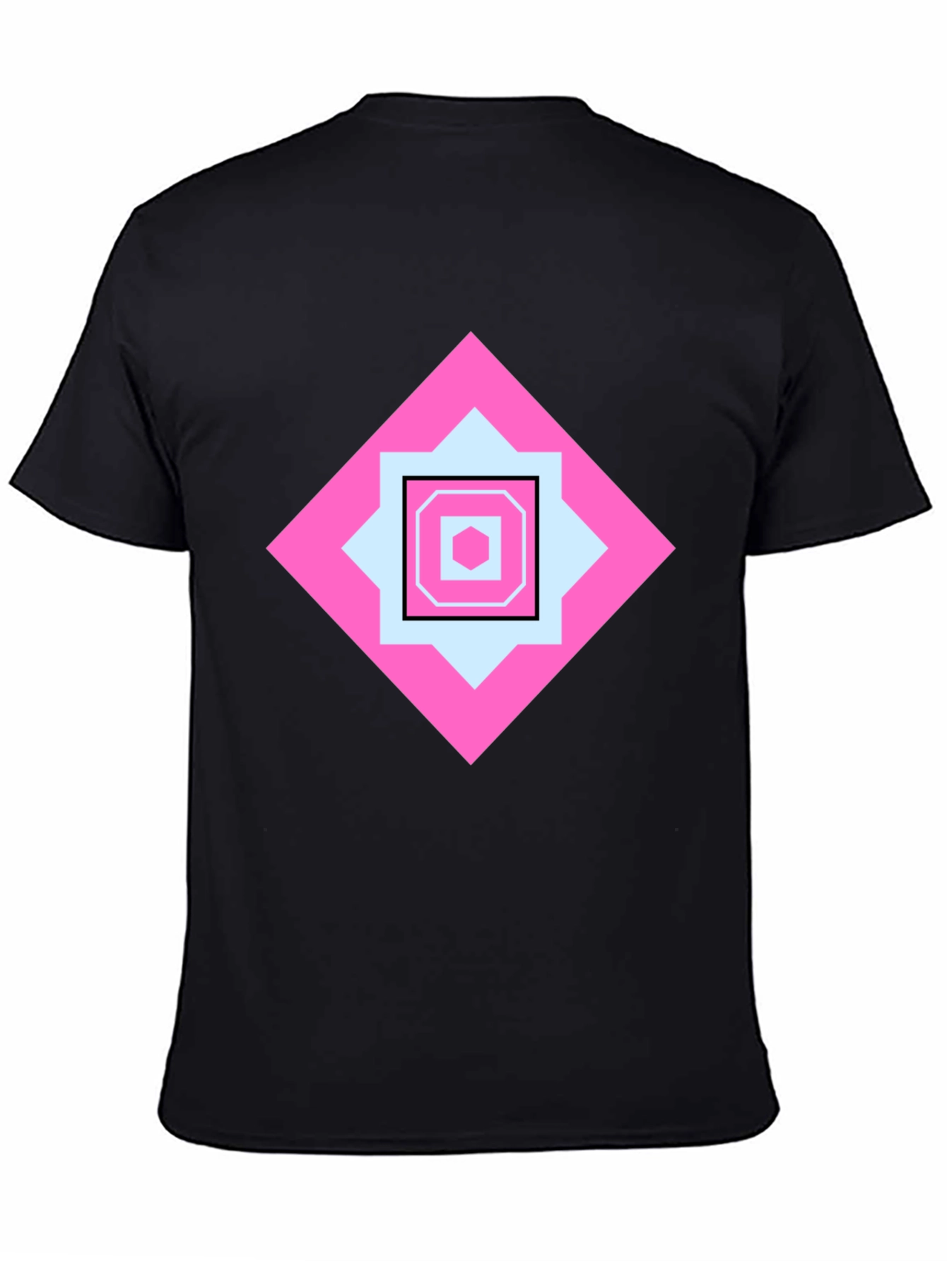 Geometric Pattern Tee - Stylish Casual Wear