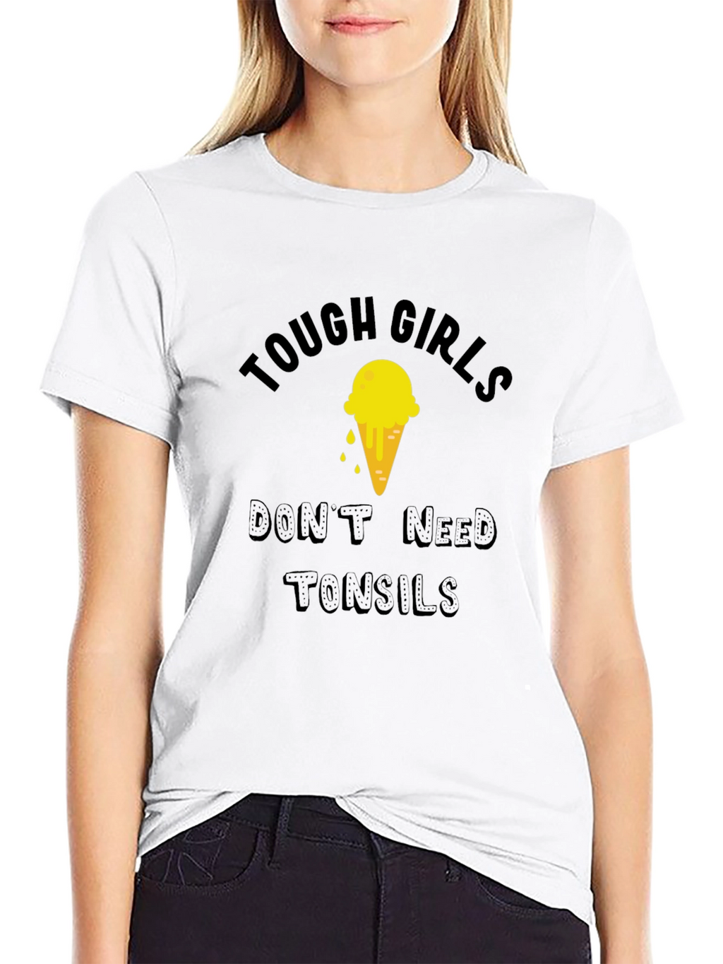 Tough Girls Need No Tonsils Graphic Tee