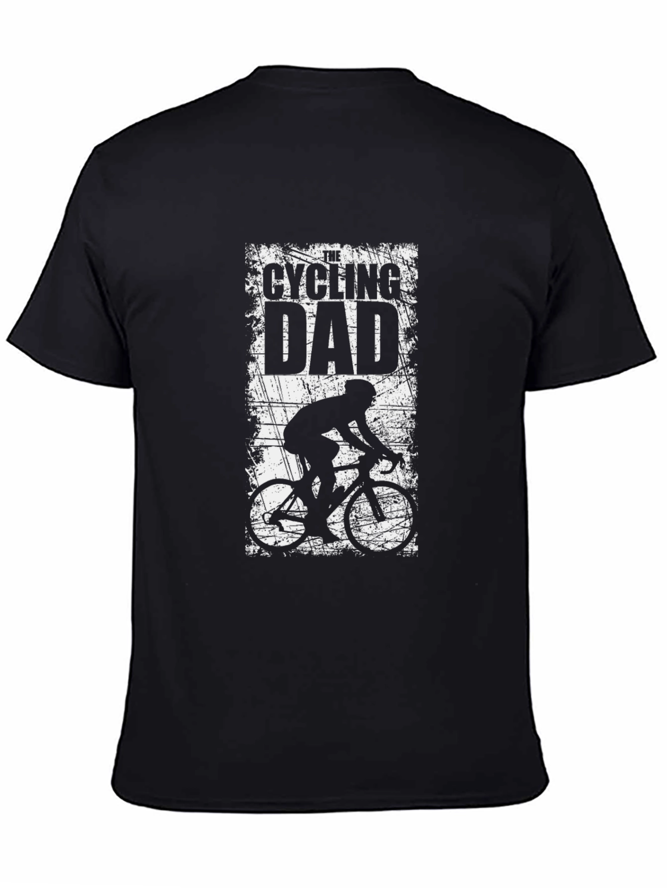 Cycling Dad Graphic Tee - Black