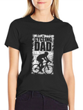 Cycling Dad Graphic Tee - Black
