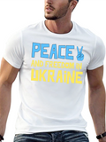 Peace and Freedom Ukraine Graphic T-Shirt