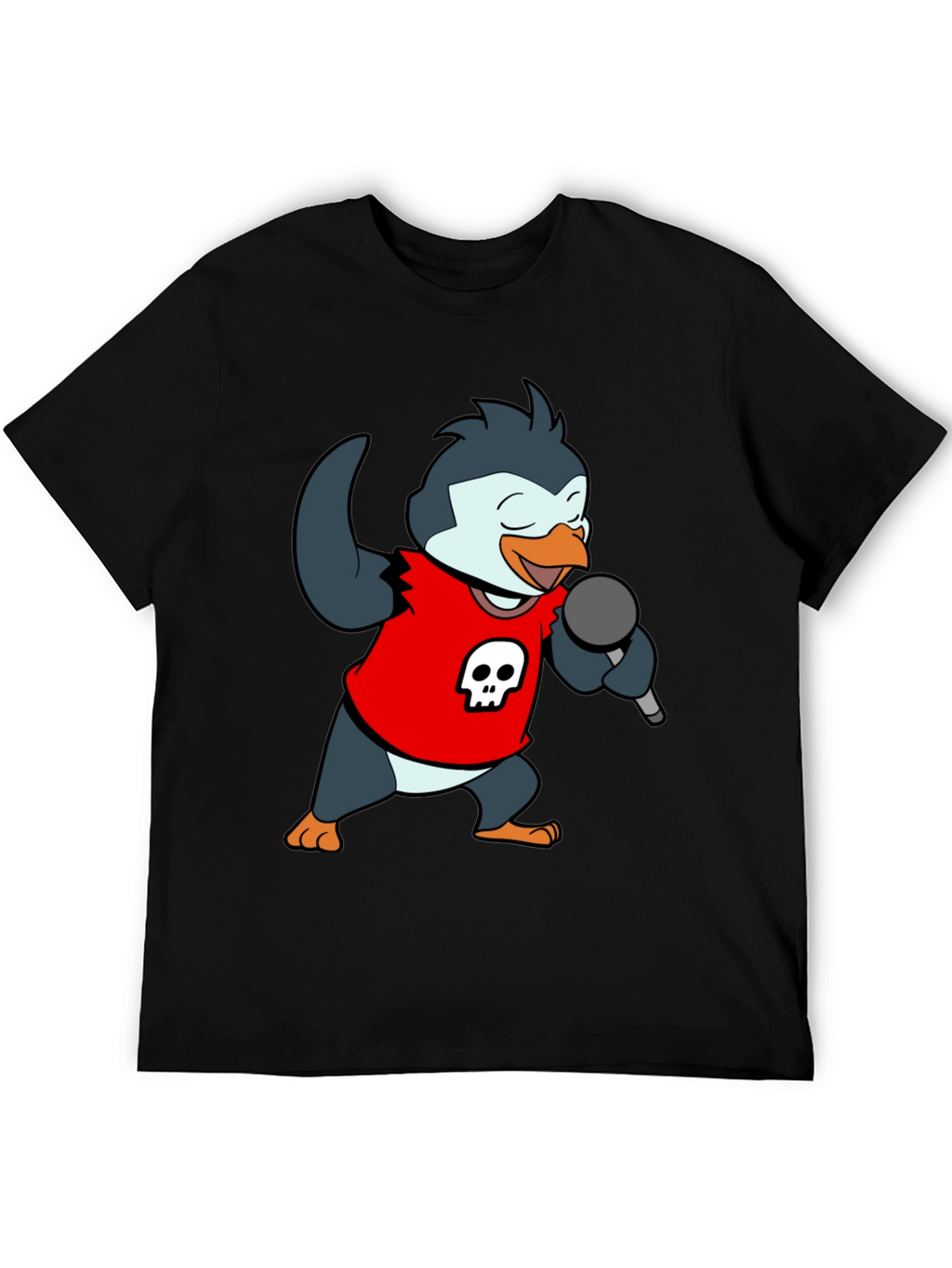 Rockstar Penguin Graphic Tee