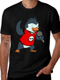 Rockstar Penguin Graphic Tee