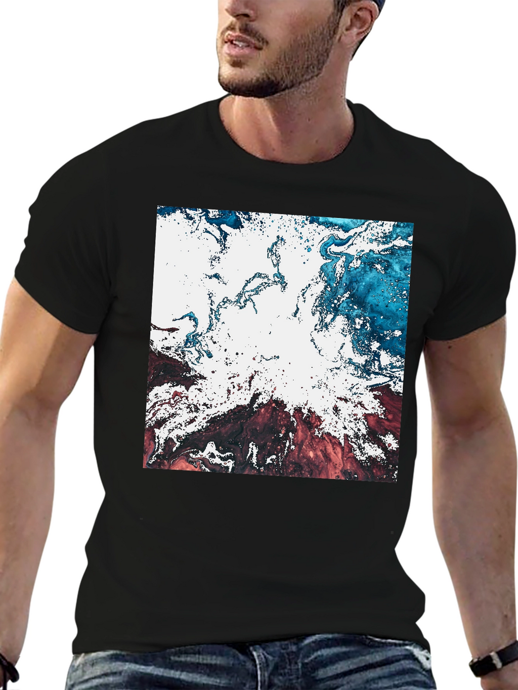 Abstract Art T-Shirt - Unique Graphic Tee