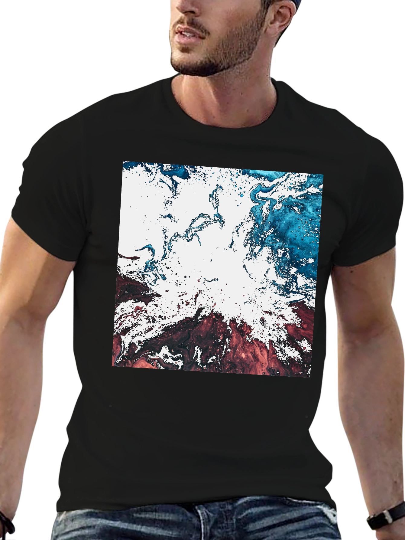 Abstract Art T-Shirt - Unique Graphic Tee
