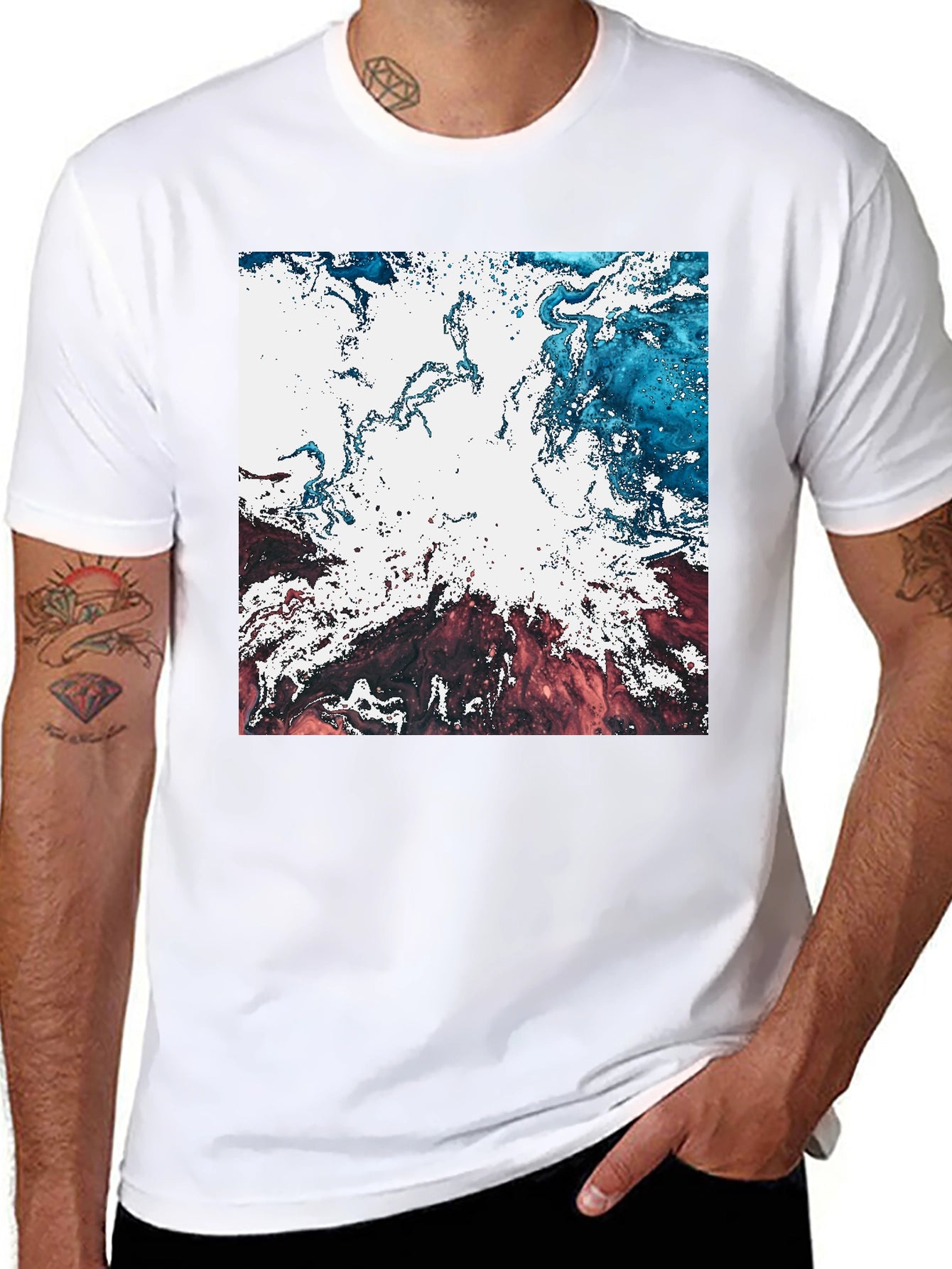 Abstract Art T-Shirt - Unique Graphic Tee
