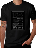 Funny Gravy Nutrition Facts T-Shirt