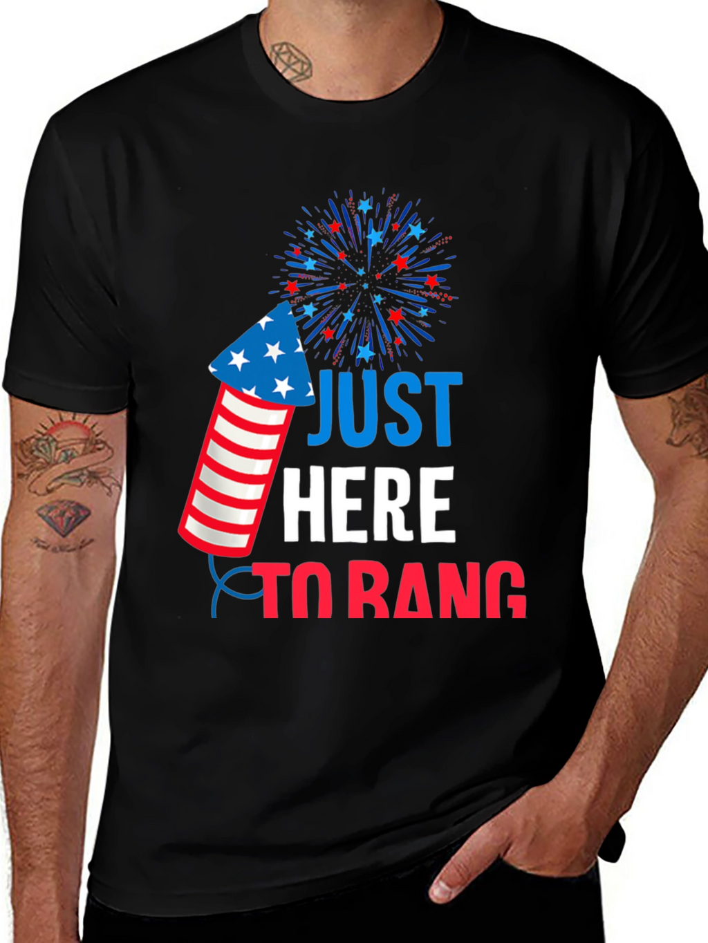 Just Here To Bang T-Shirt
