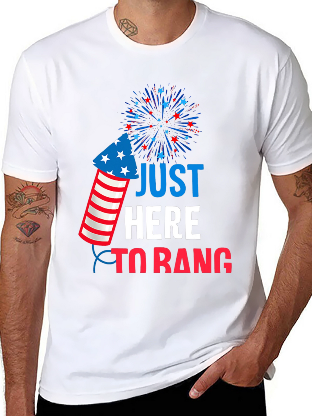Just Here To Bang T-Shirt