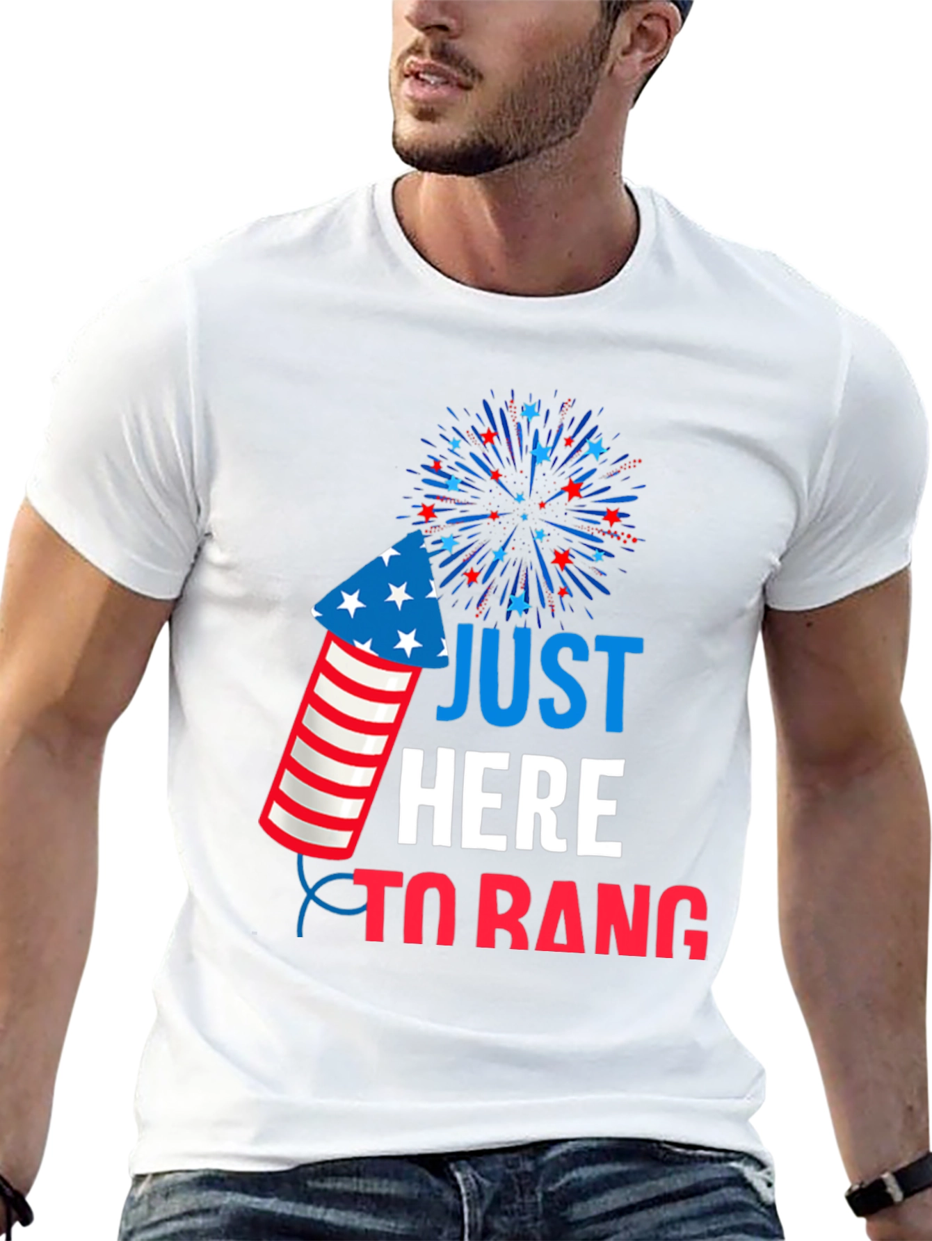 Just Here To Bang T-Shirt