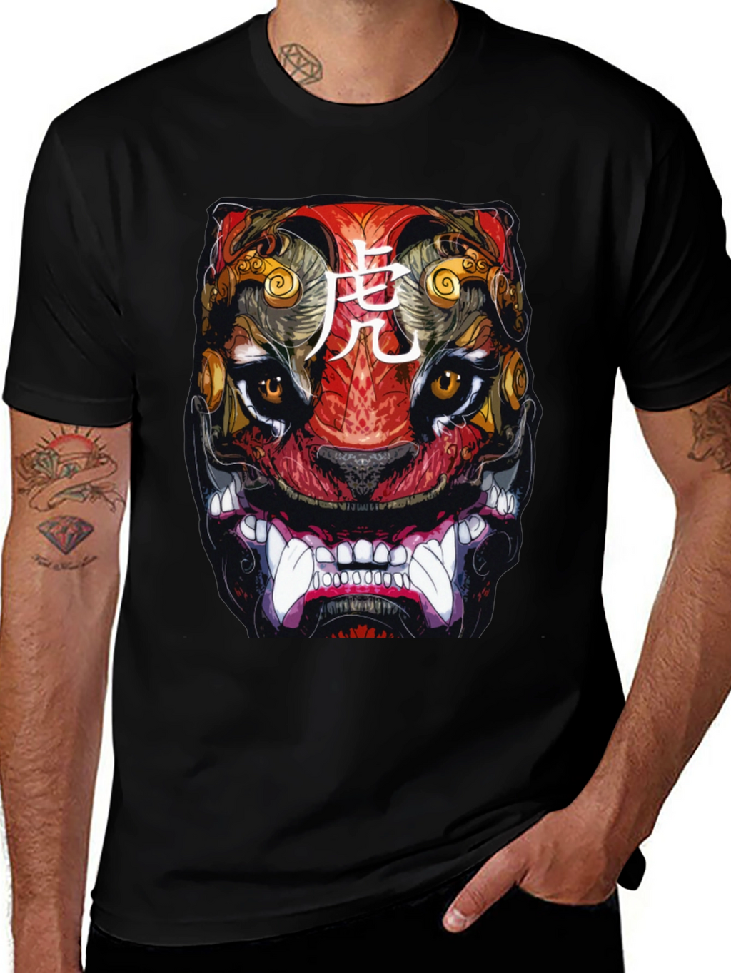 Japanese Tiger Graphic Tee
