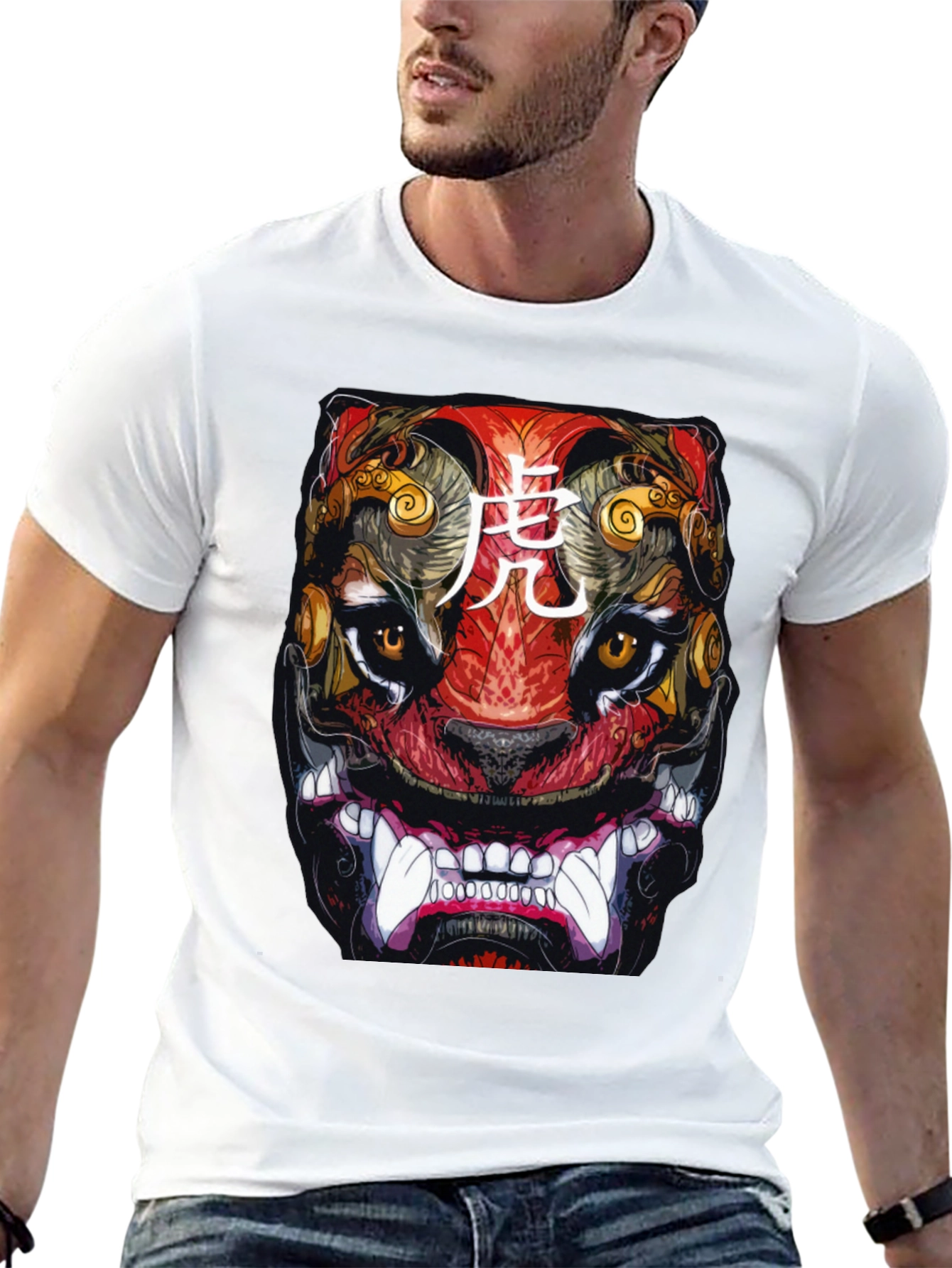 Japanese Tiger Graphic Tee