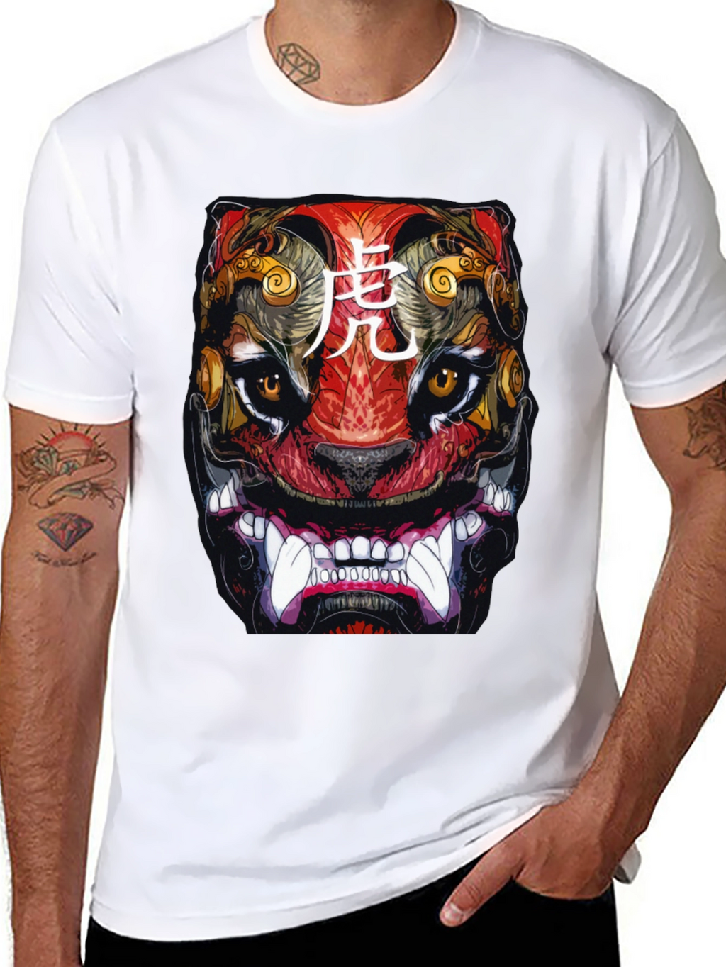Japanese Tiger Graphic Tee