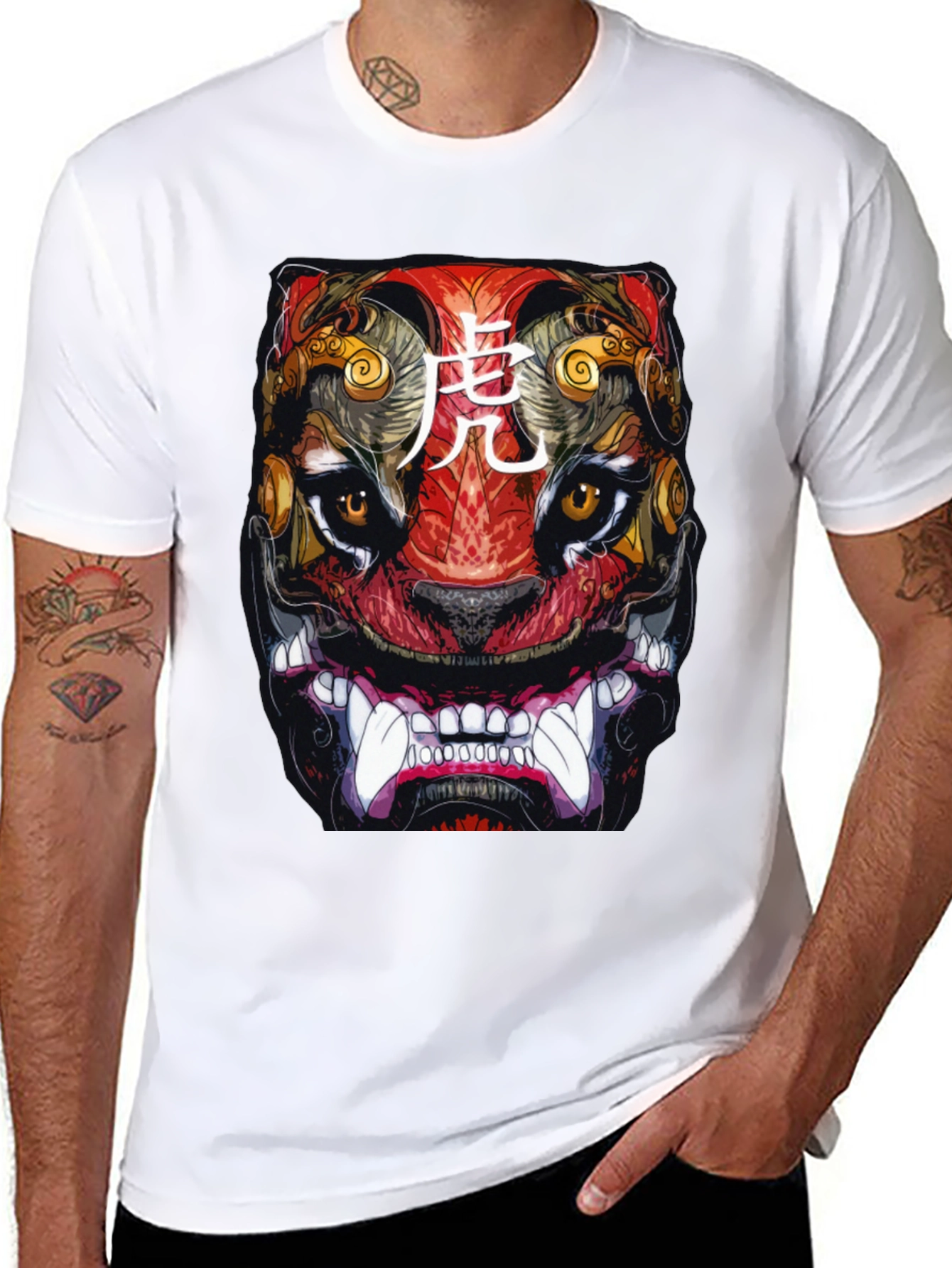 Japanese Tiger Graphic Tee
