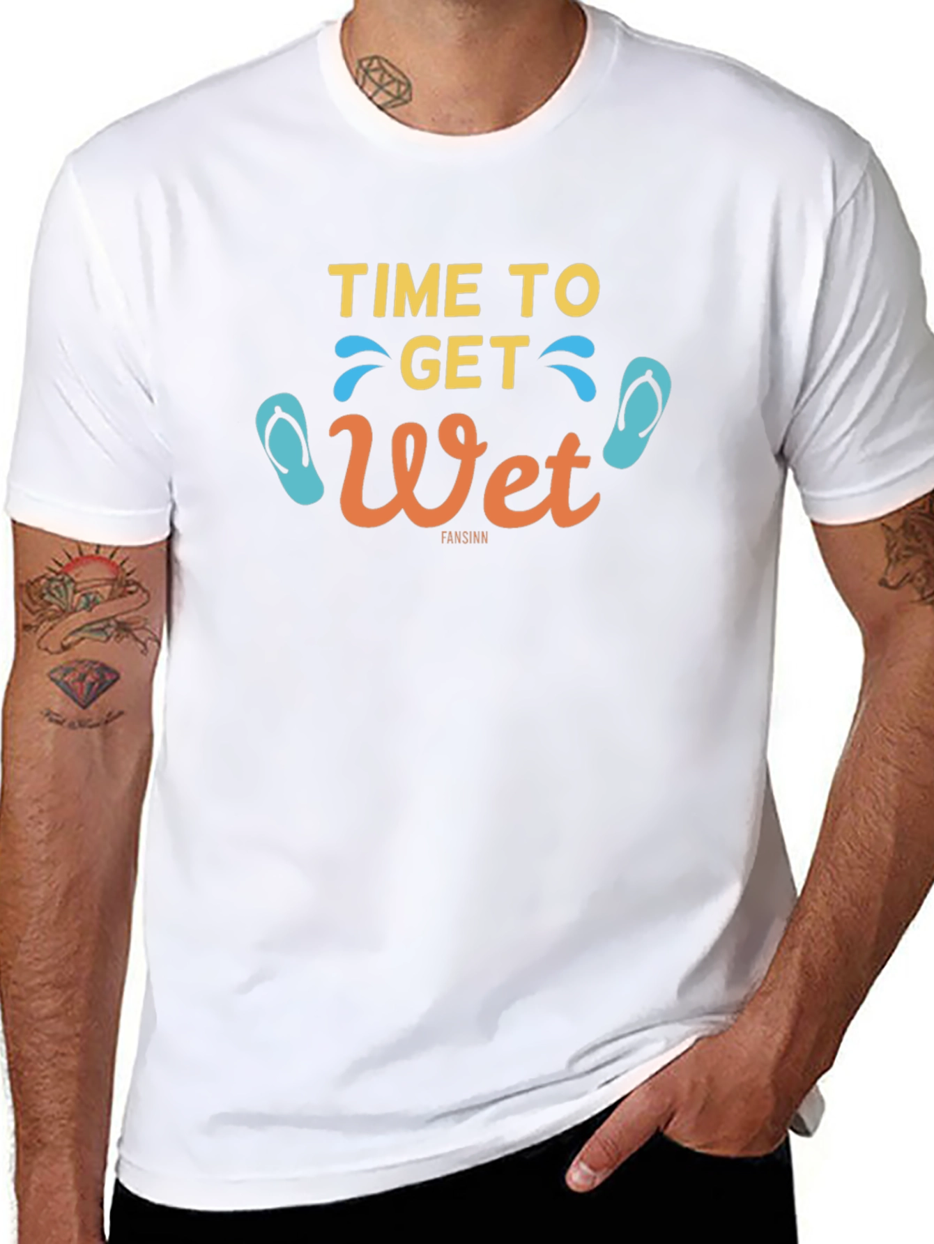 Time to Get Wet T-Shirt - Beach Fun Tee