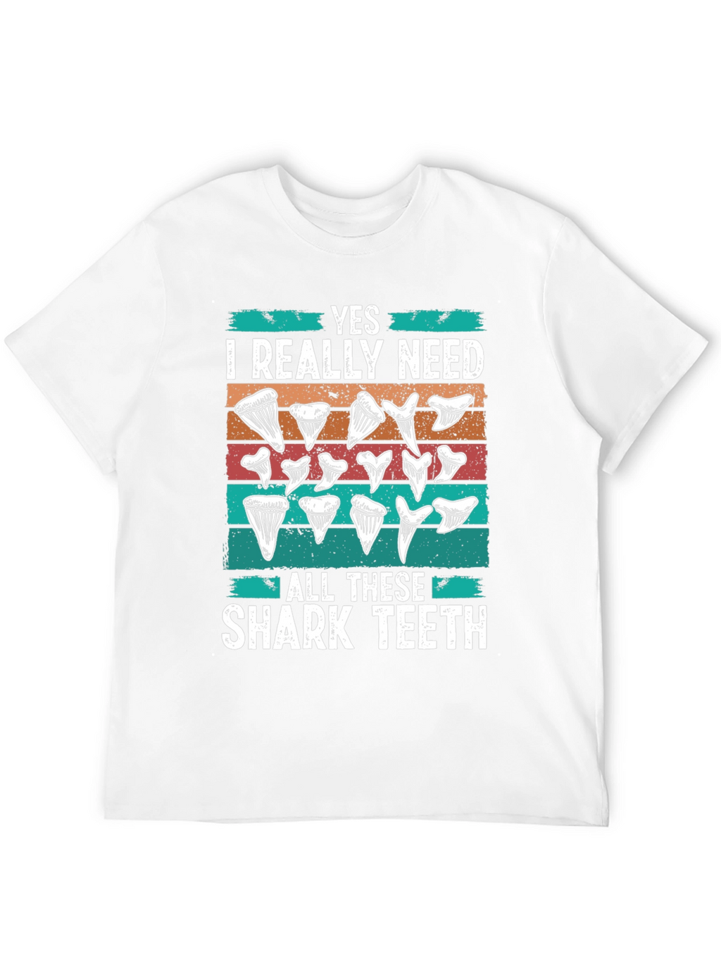 Shark Teeth Graphic Tee - Need All the Teeth!