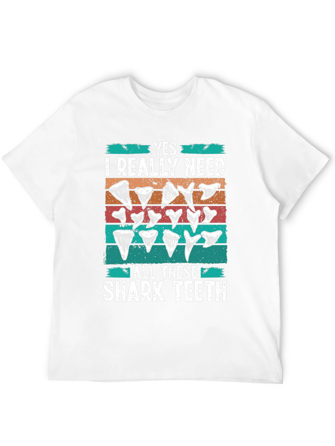 Shark Teeth Graphic Tee - Need All the Teeth!