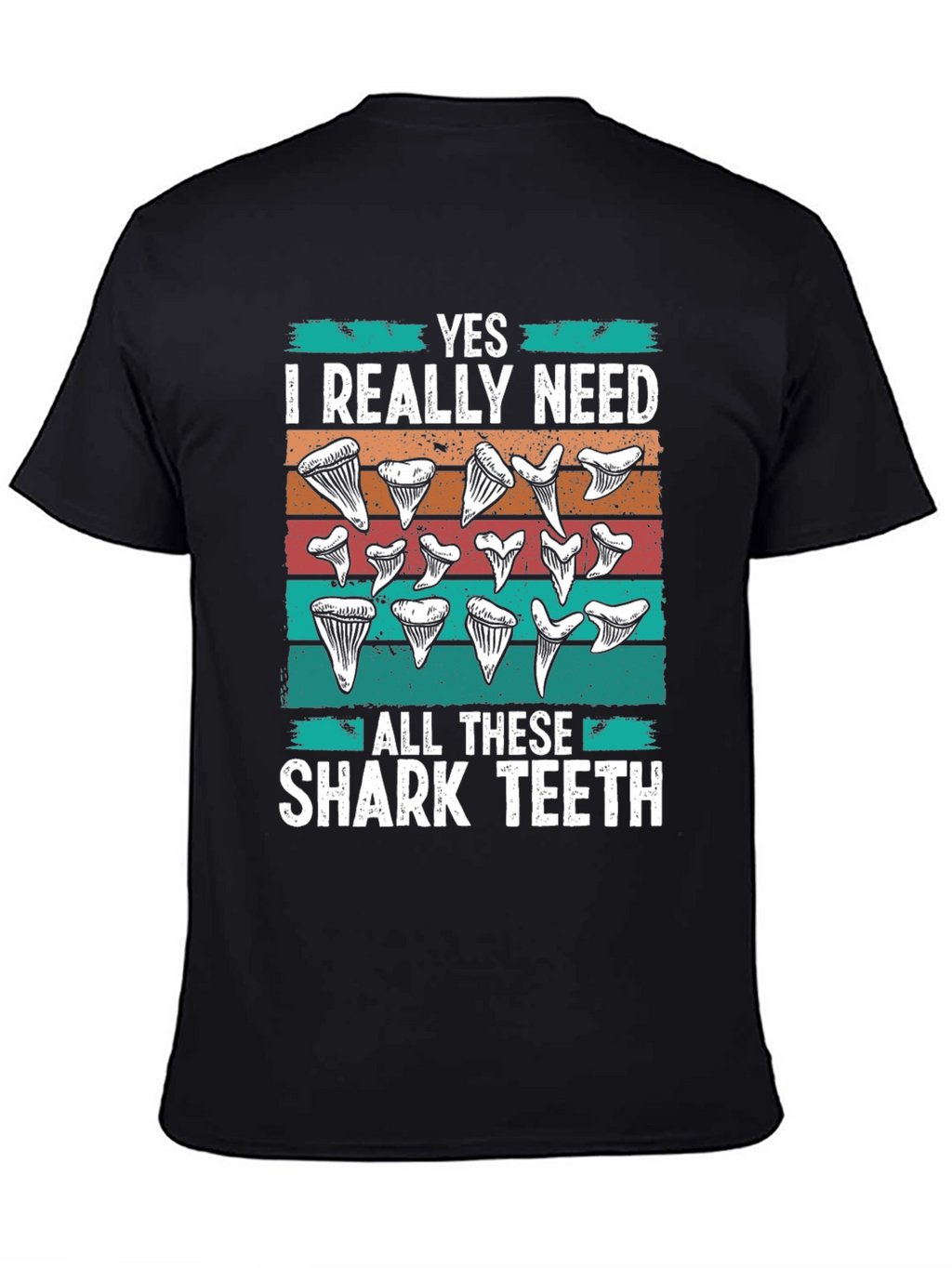Shark Teeth Graphic Tee - Need All the Teeth!