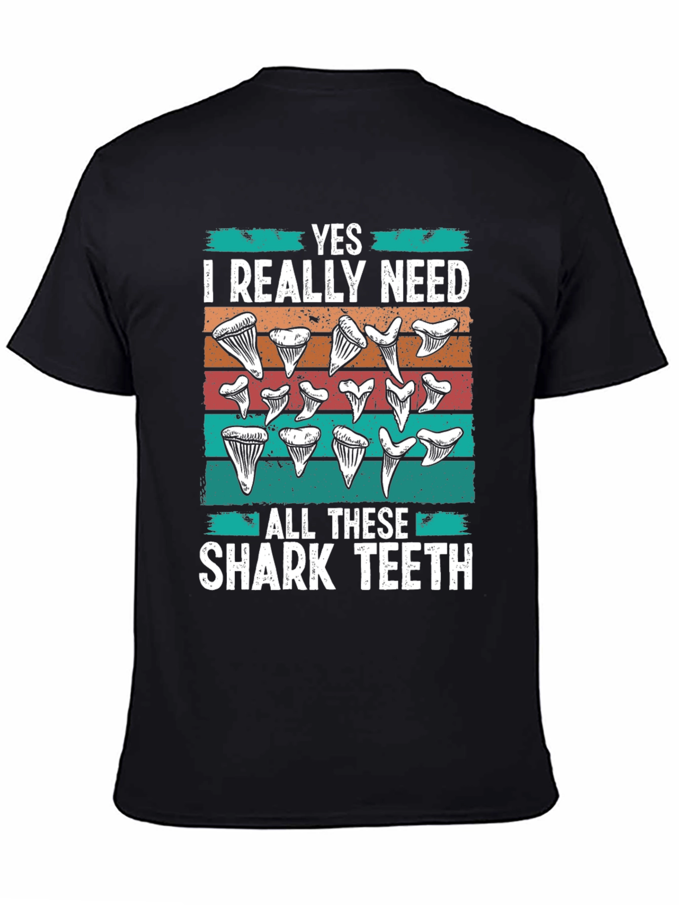 Shark Teeth Graphic Tee - Need All the Teeth!