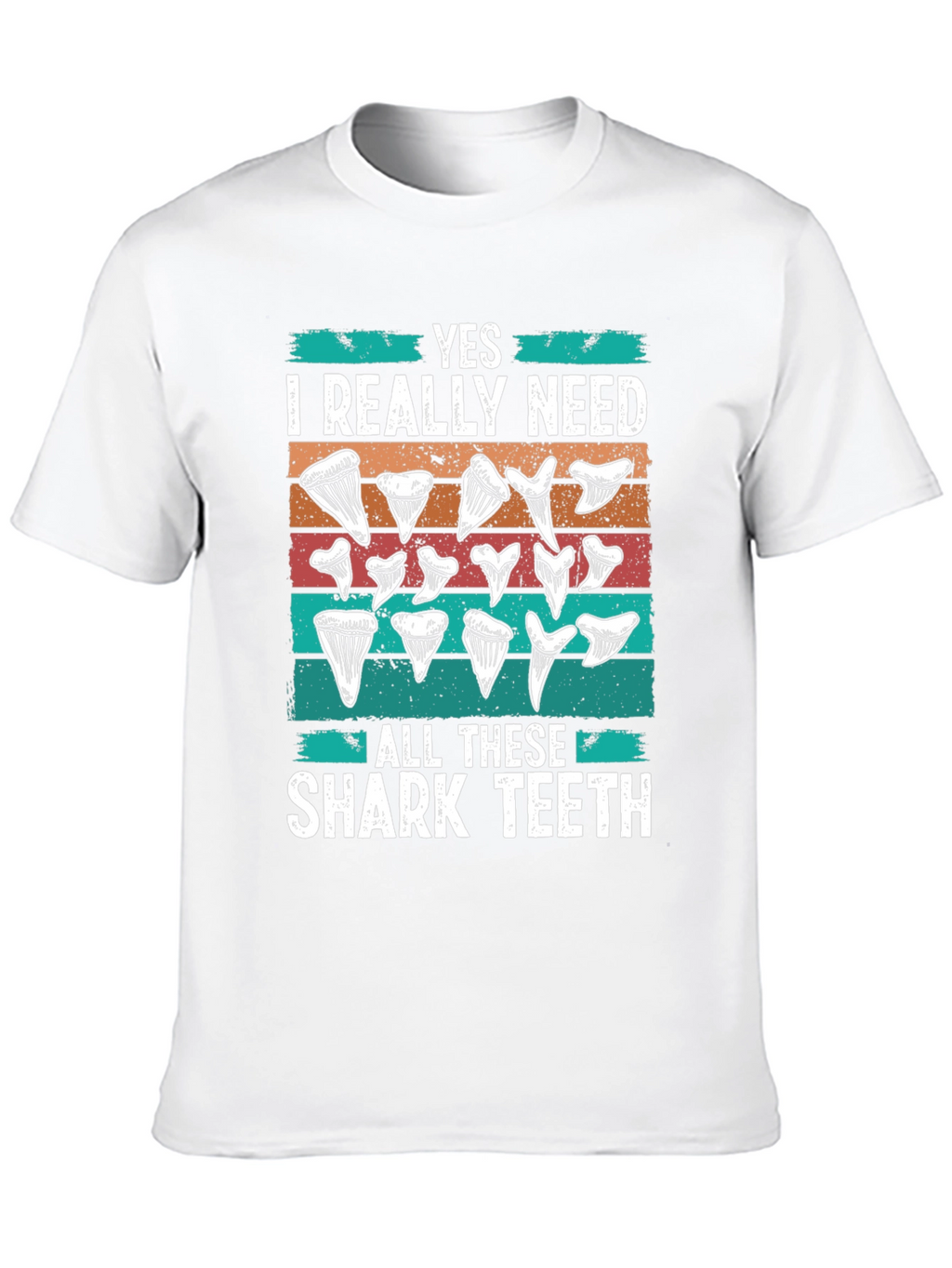 Shark Teeth Graphic Tee - Need All the Teeth!