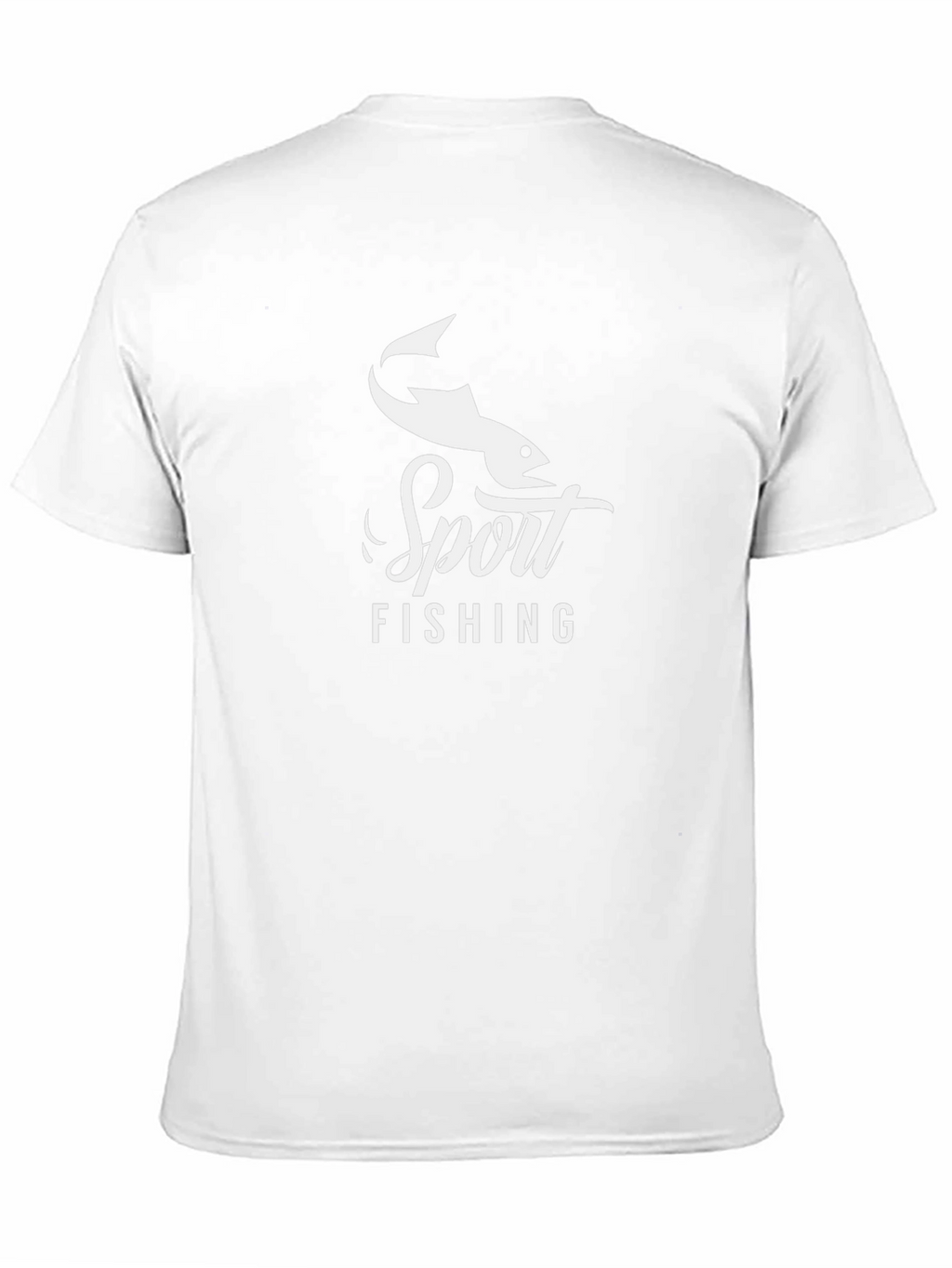 Sport Fishing Black Graphic Tee