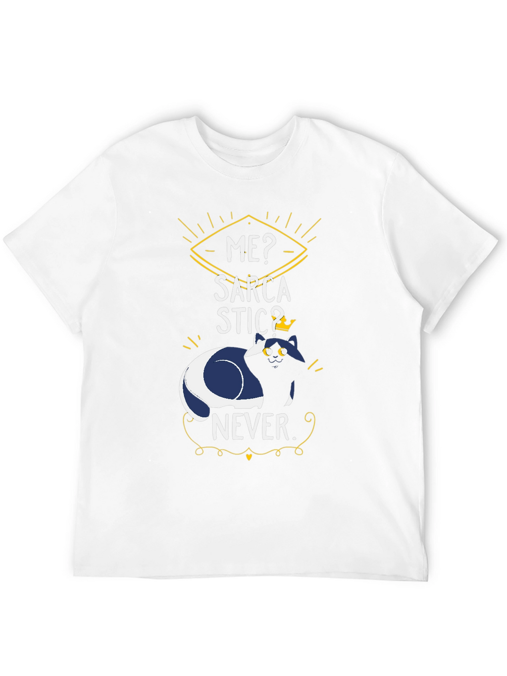 Sarcastic Cat T-Shirt - Funny Graphic Tee