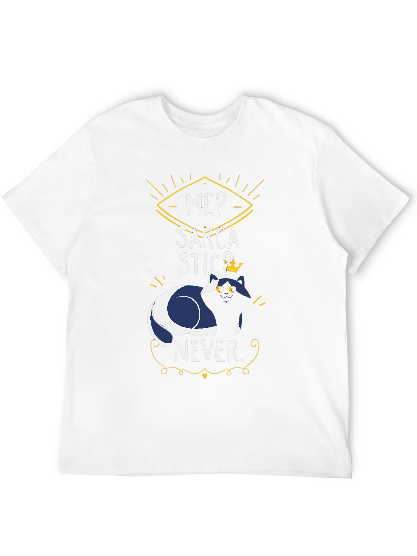 Sarcastic Cat T-Shirt - Funny Graphic Tee
