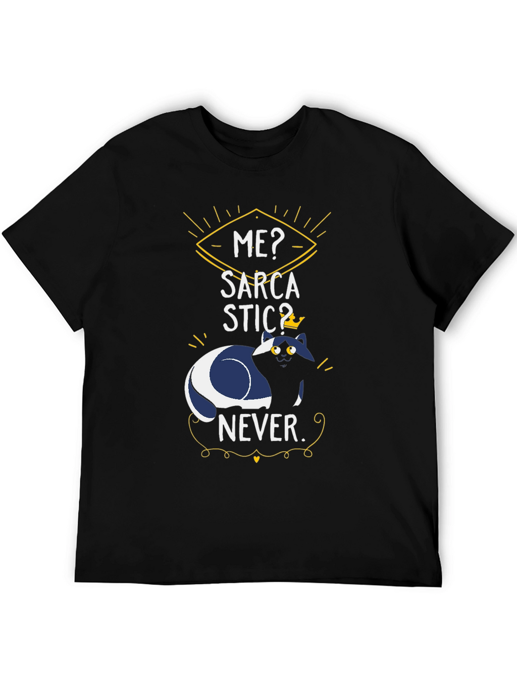 Sarcastic Cat T-Shirt - Funny Graphic Tee