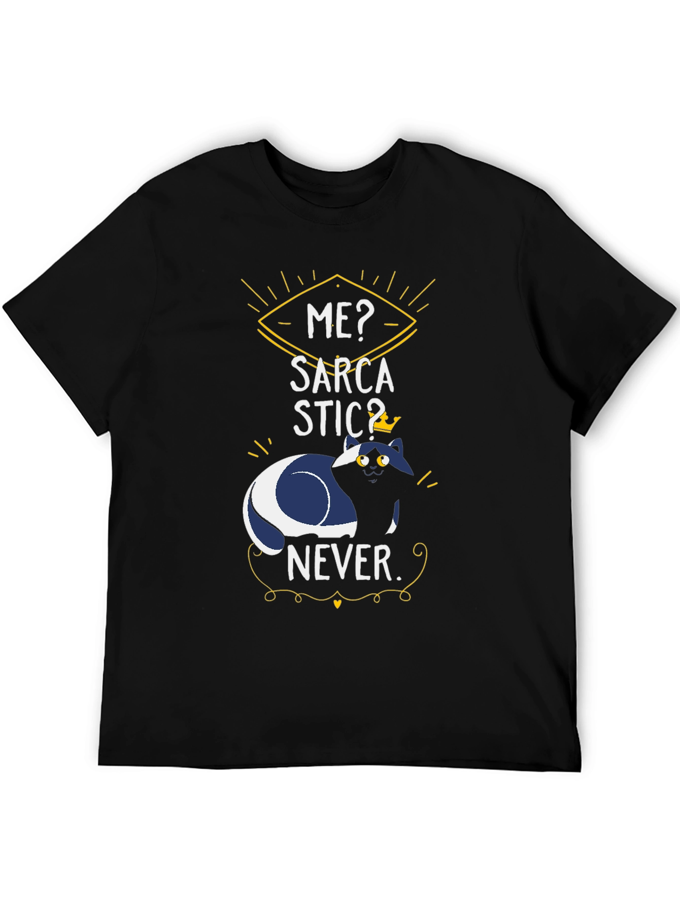 Sarcastic Cat T-Shirt - Funny Graphic Tee