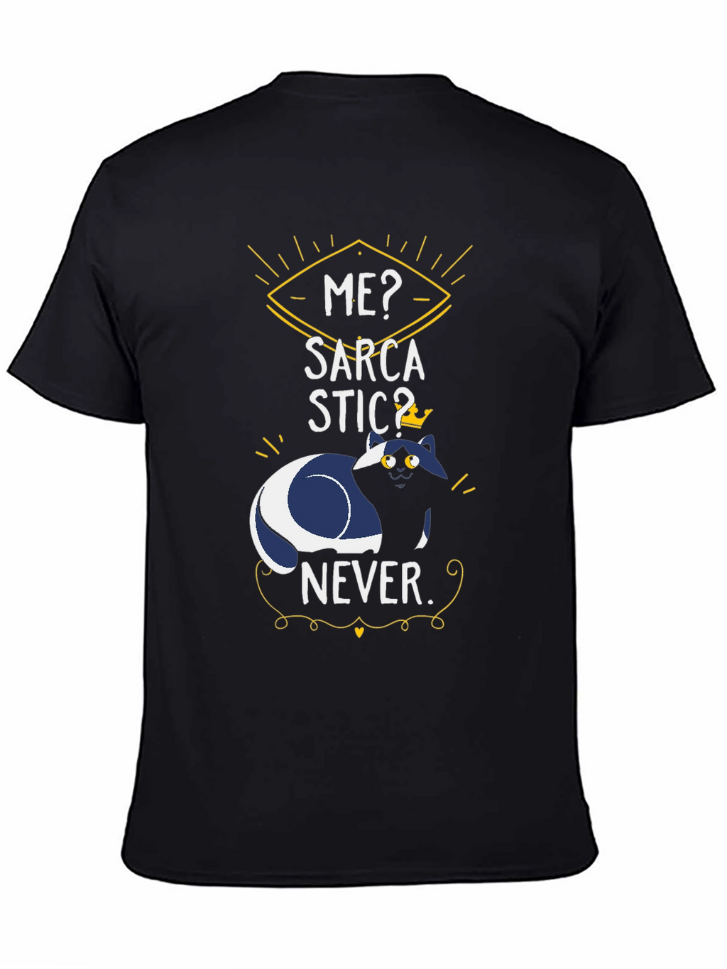 Sarcastic Cat T-Shirt - Funny Graphic Tee