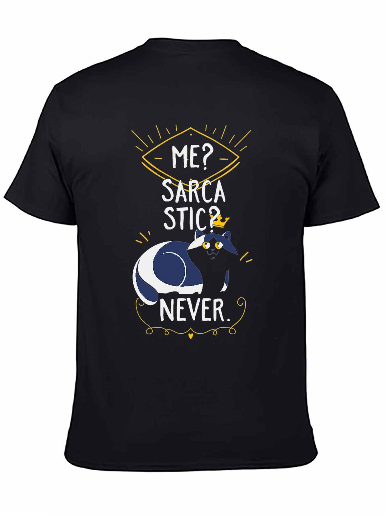 Sarcastic Cat T-Shirt - Funny Graphic Tee