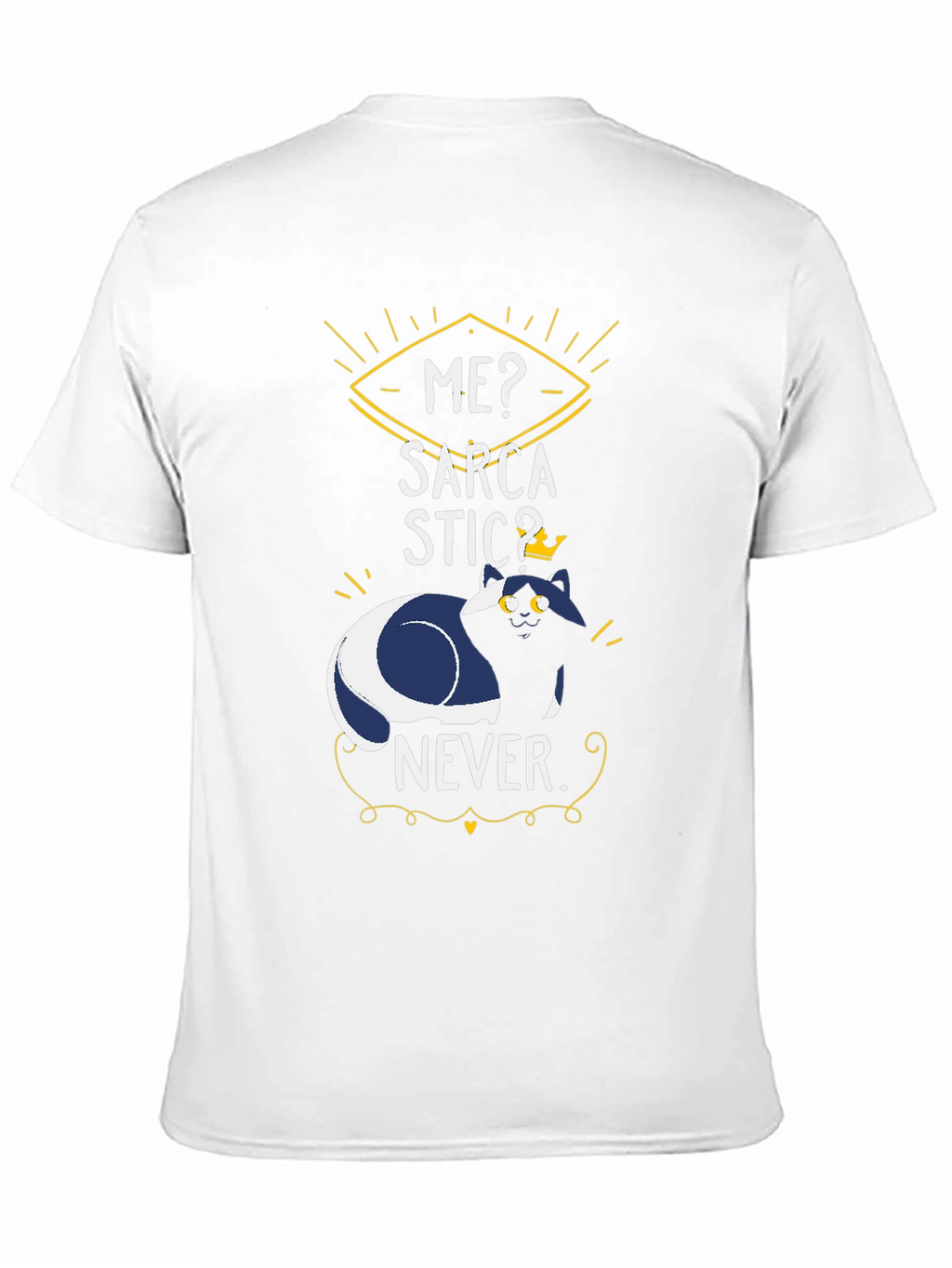 Sarcastic Cat T-Shirt - Funny Graphic Tee