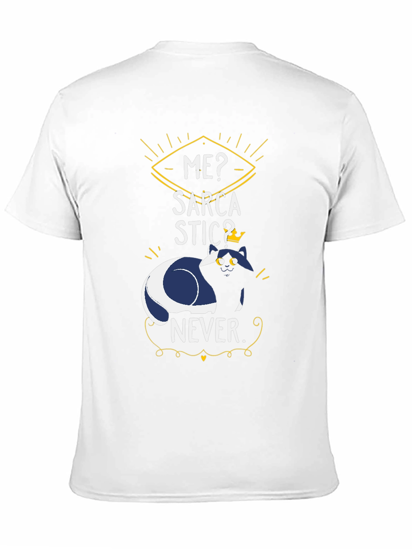 Sarcastic Cat T-Shirt - Funny Graphic Tee