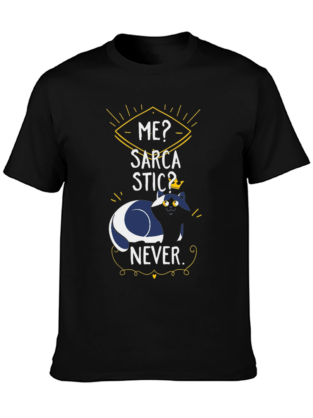 Sarcastic Cat T-Shirt - Funny Graphic Tee