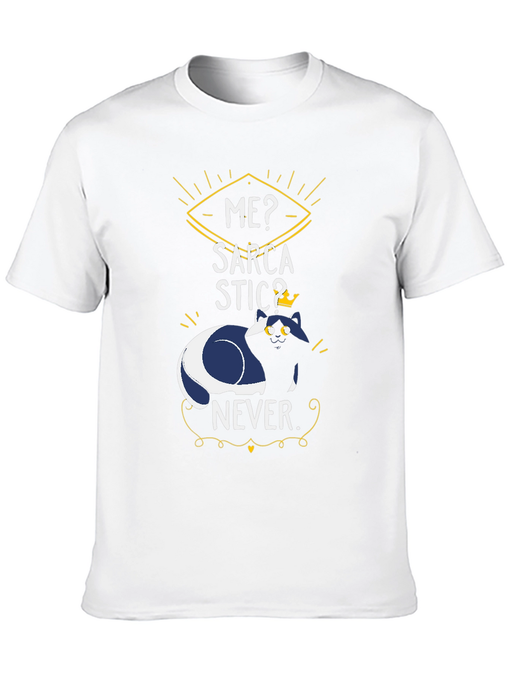 Sarcastic Cat T-Shirt - Funny Graphic Tee