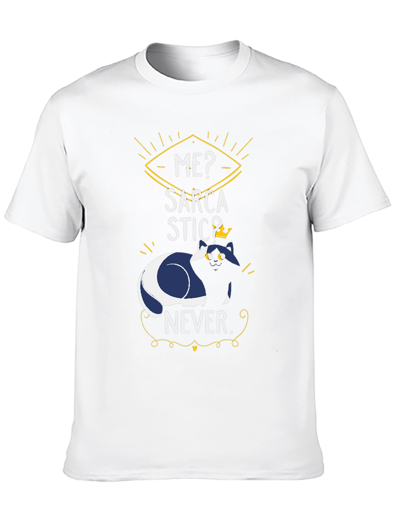 Sarcastic Cat T-Shirt - Funny Graphic Tee