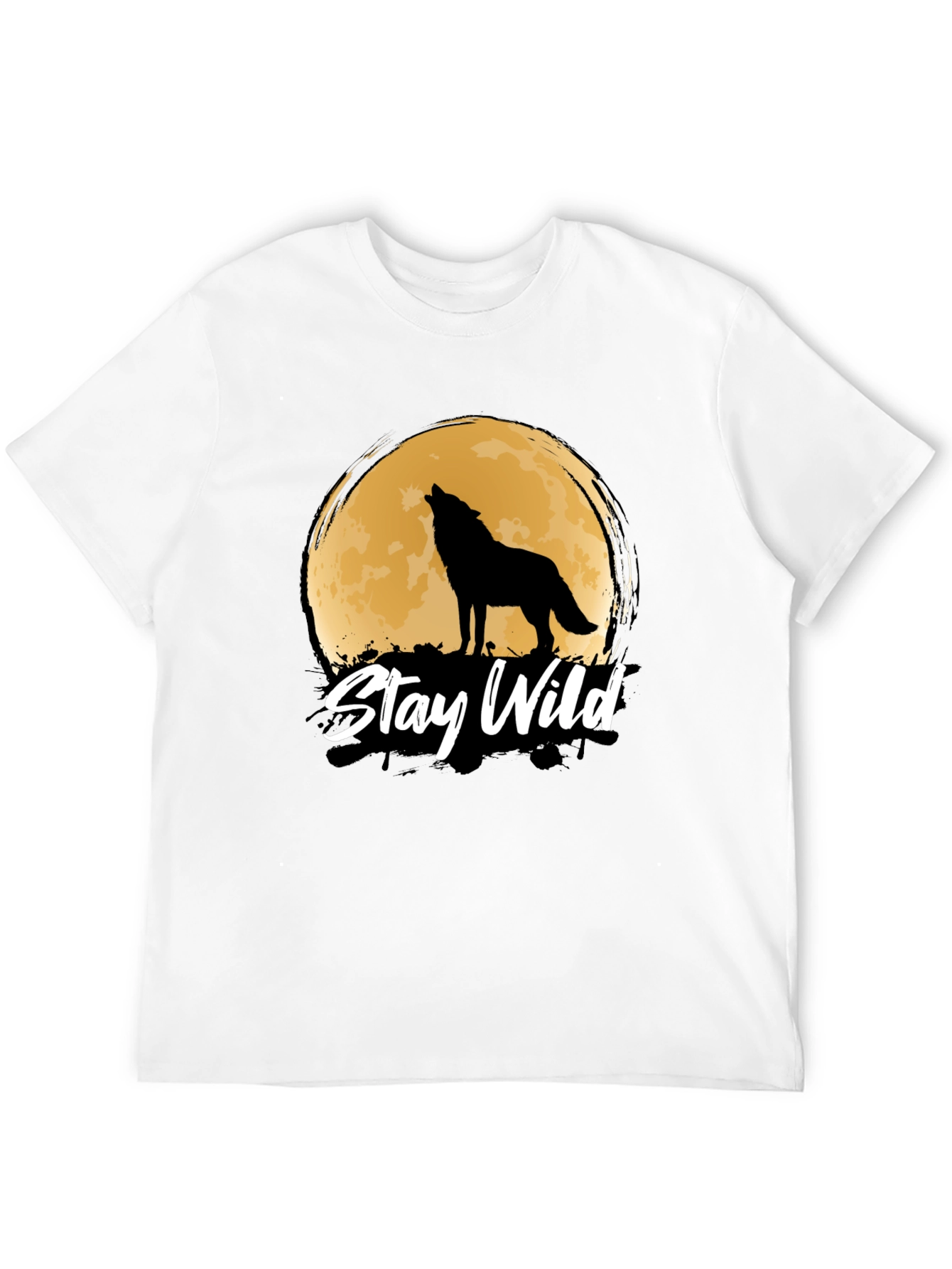 Stay Wild Wolf Moon Graphic Tee