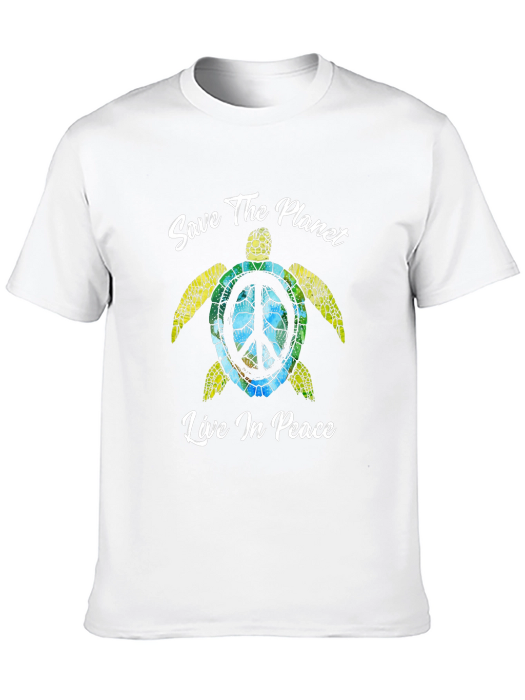 Save the Planet Turtle Graphic T-Shirt
