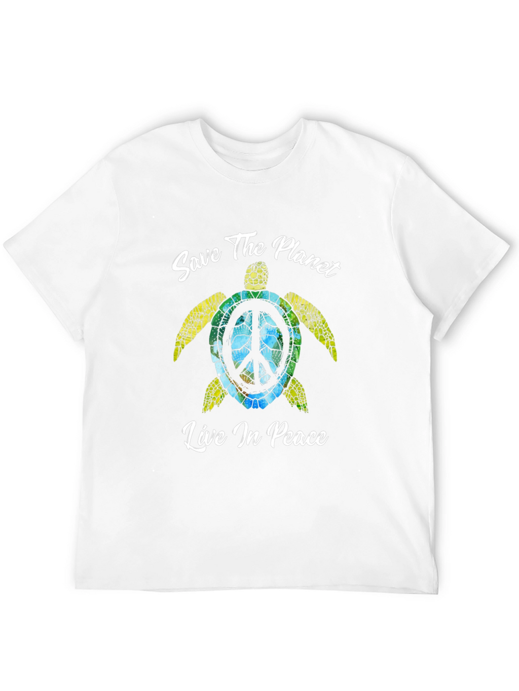 Save the Planet Turtle Graphic T-Shirt