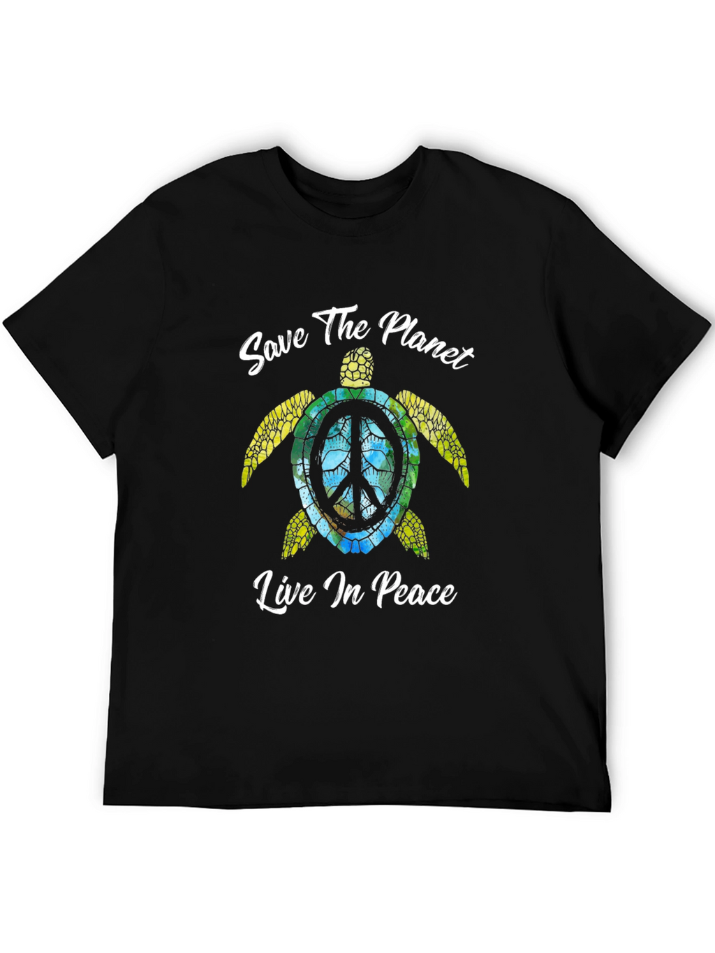 Save the Planet Turtle Graphic T-Shirt