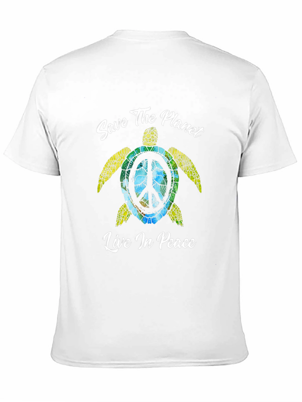 Save the Planet Turtle Graphic T-Shirt