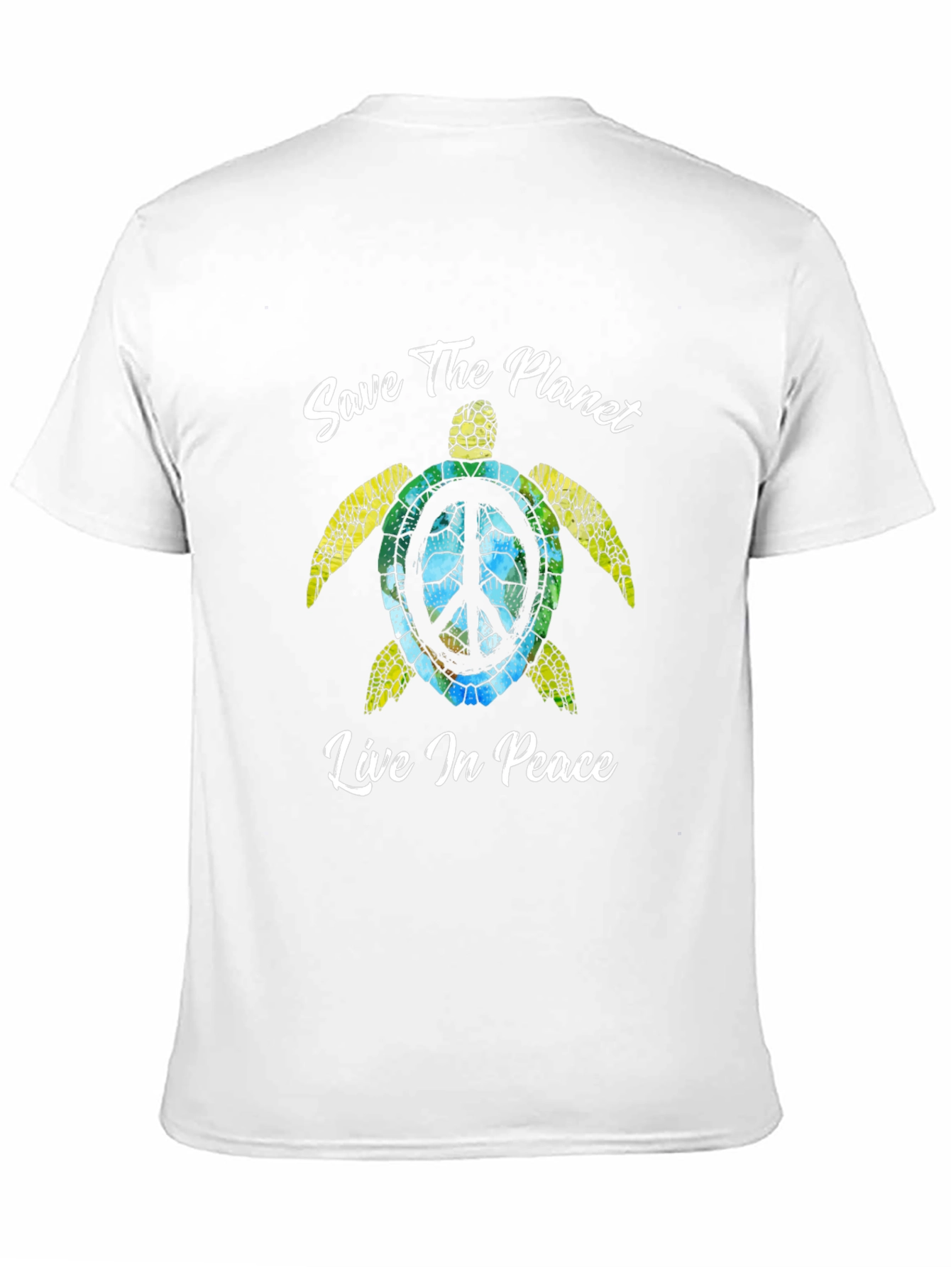 Save the Planet Turtle Graphic T-Shirt