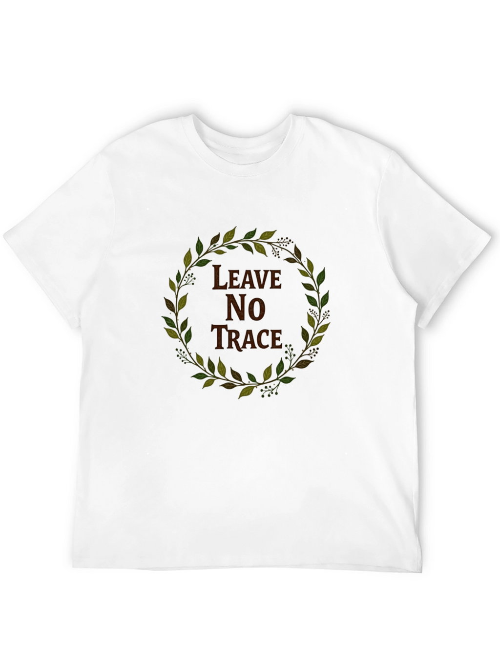 Leave No Trace Graphic Tee - Nature Inspired Shirt