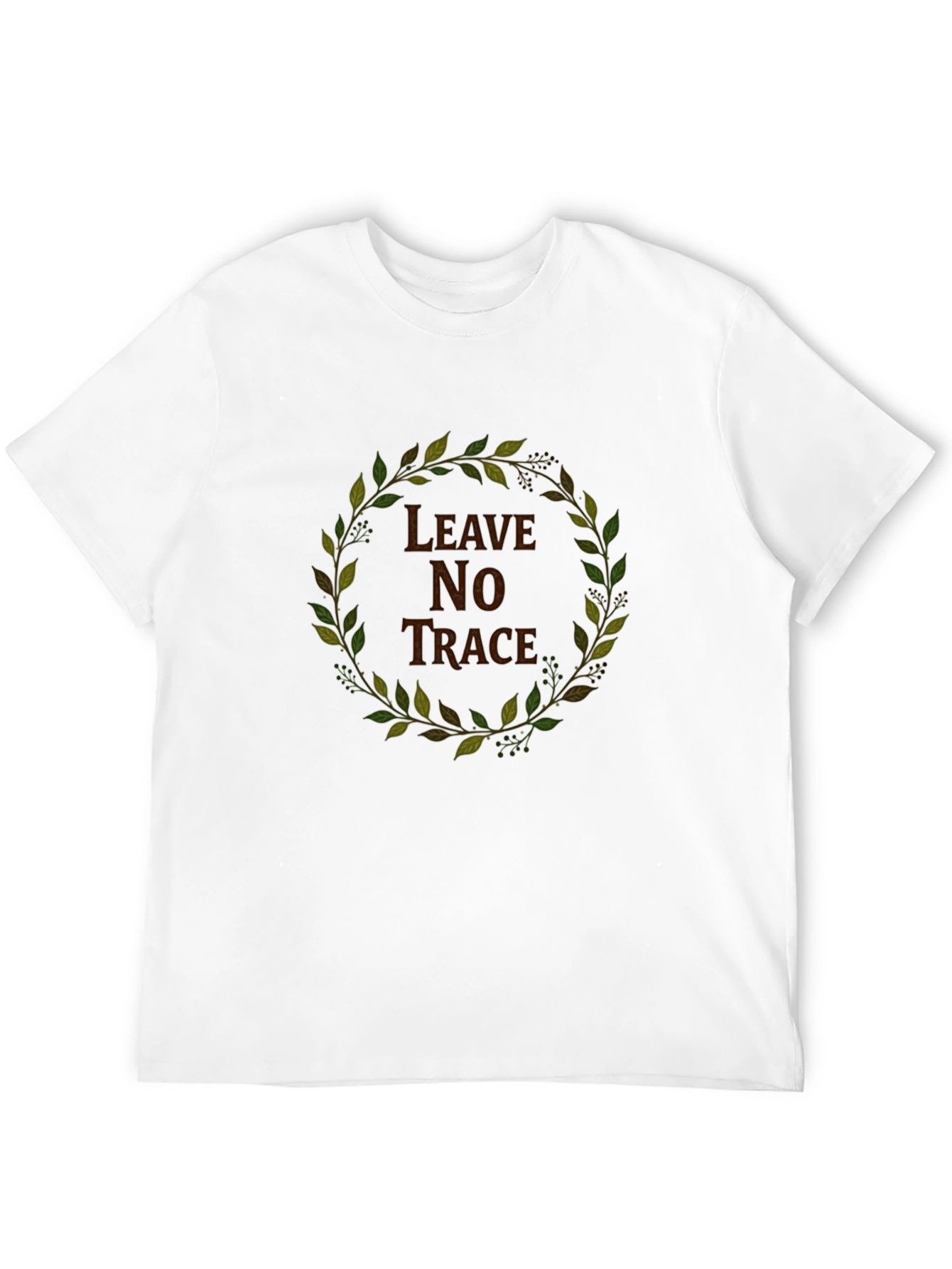 Leave No Trace Graphic Tee - Nature Inspired Shirt