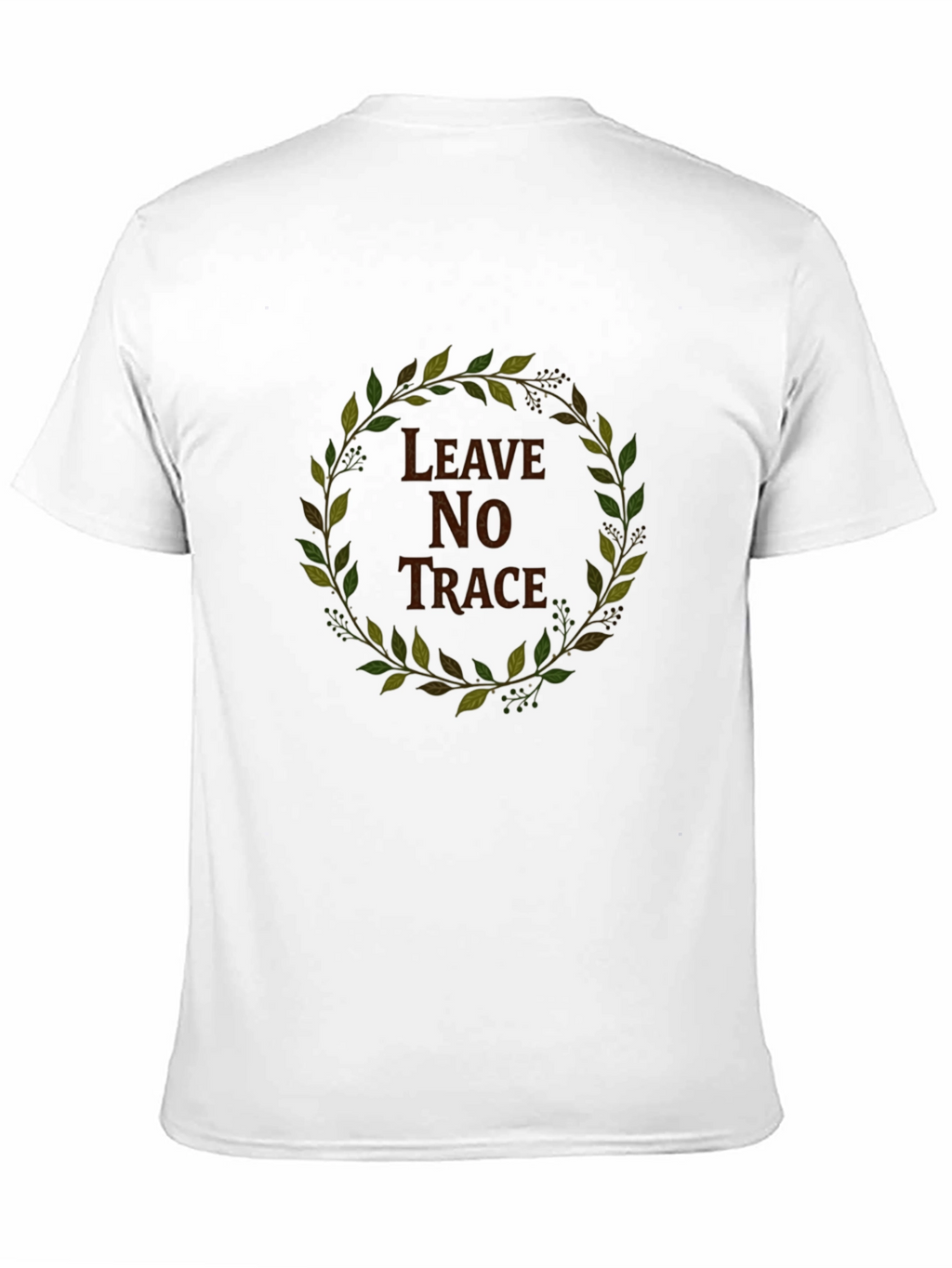 Leave No Trace Graphic Tee - Nature Inspired Shirt