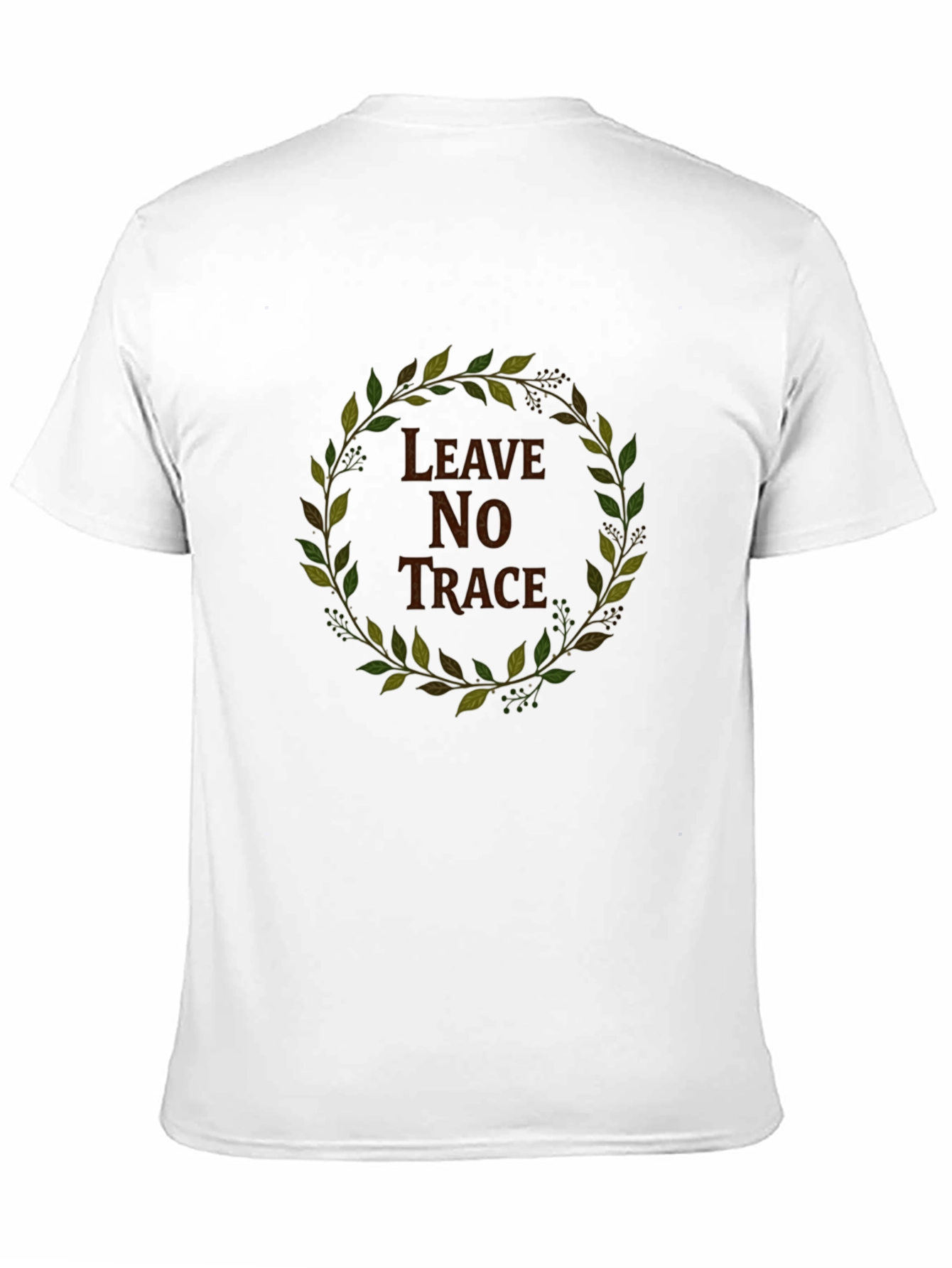 Leave No Trace Graphic Tee - Nature Inspired Shirt