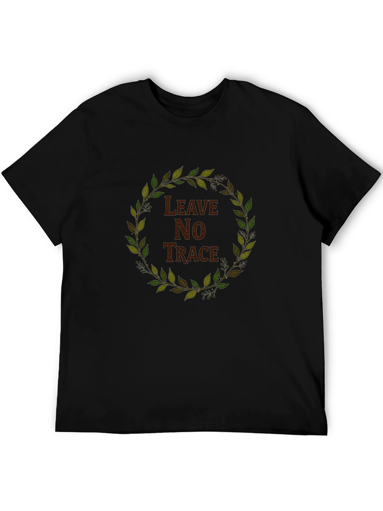 Leave No Trace Graphic Tee - Nature Inspired Shirt