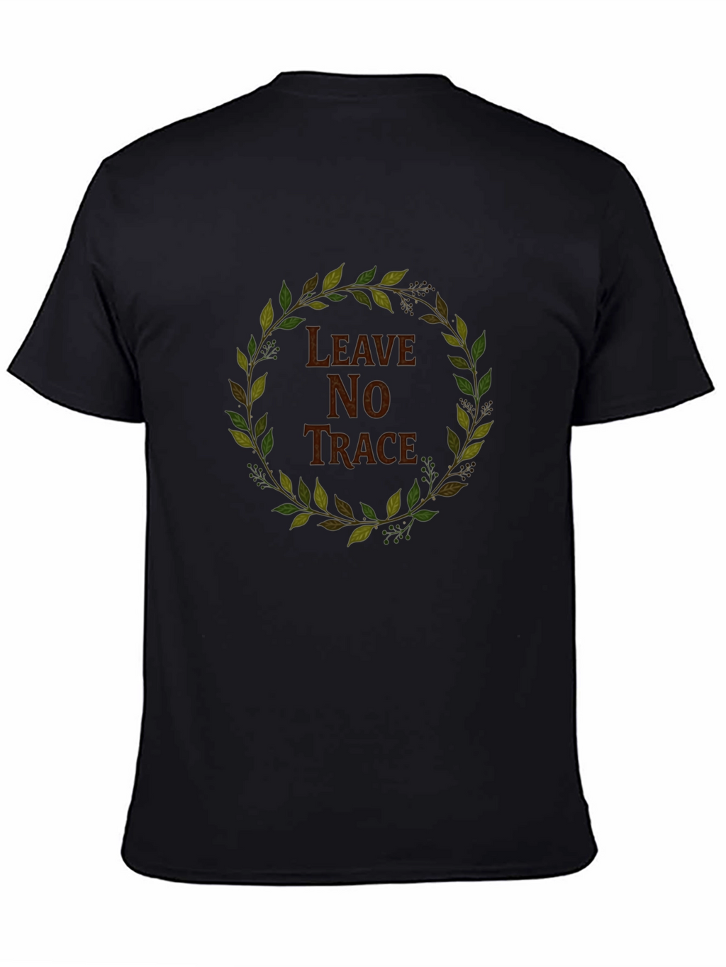 Leave No Trace Graphic Tee - Nature Inspired Shirt