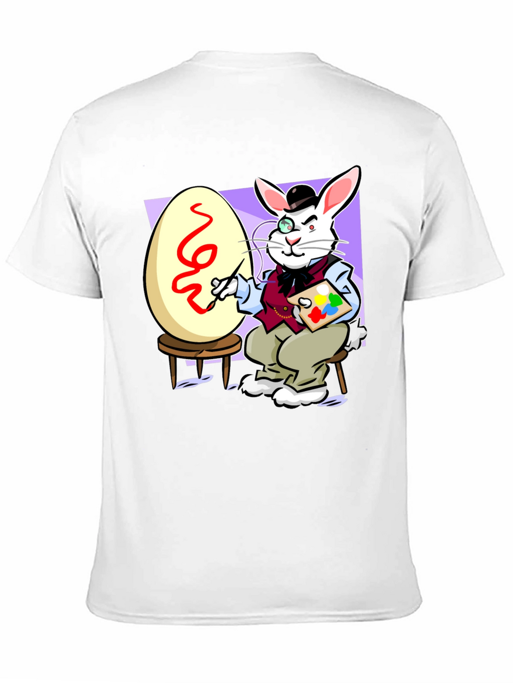 Easter Bunny Artist Novelty T-Shirt