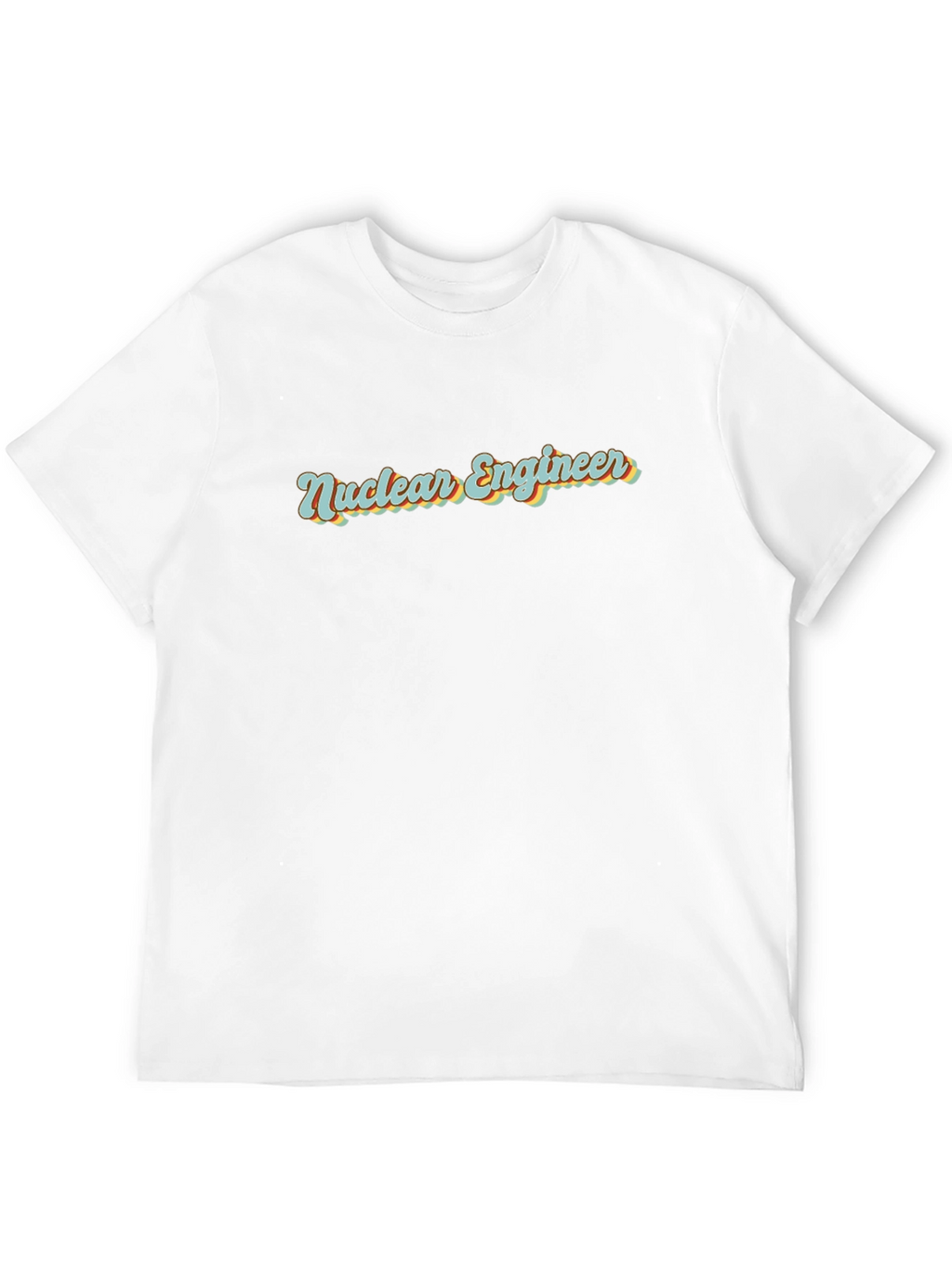 Nuclear Engineer Retro Style Graphic T-Shirt